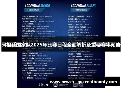 阿根廷国家队2025年比赛日程全面解析及重要赛事预告 阿根廷国家队2025年比赛日程全面解析及重要赛事预告